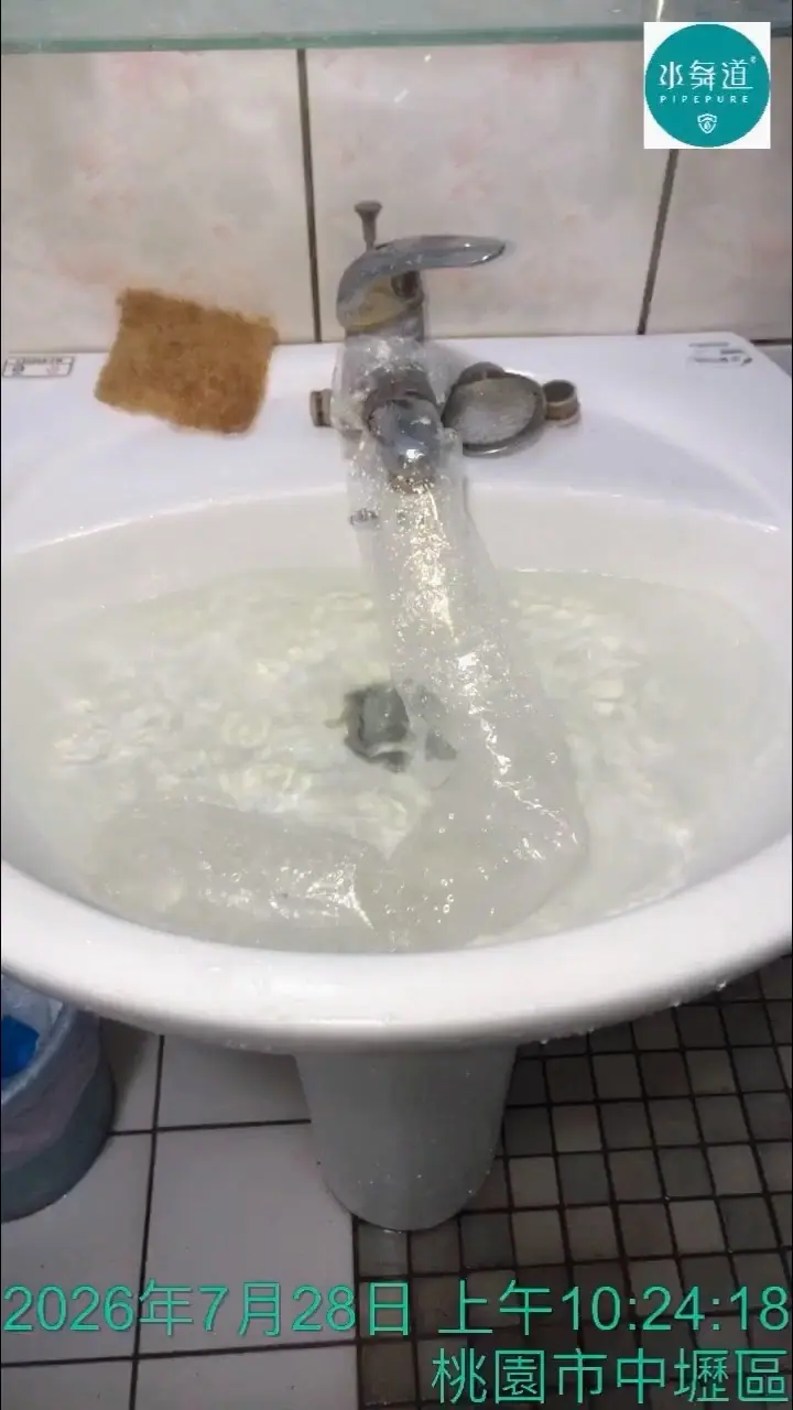 桃園中壢29年華廈水管清洗